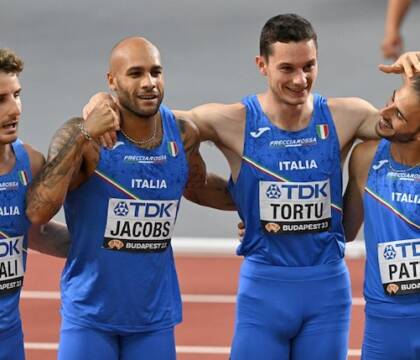 Olimpiadi, solo quarta la staffetta 4×100, Tortu ha corso 36 centesimi più lento rispetto a Tokyo