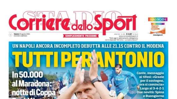 Cds Campania: “Tutti per Antonio, in 50mila al Maradona. E Neres in arrivo”