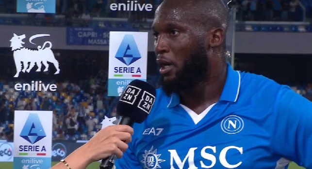 Lukaku: "Una abitudine segnare all’esordio, ma la vittoria contava di più! Felice di aver ritrovato Conte, un onore giocare per il Napoli e per questi tifosi"
