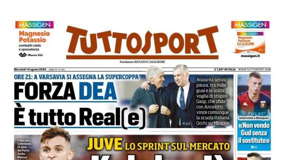 Tuttosport sul mercato Juve: “Kalulu c’è, Koop quasi”.