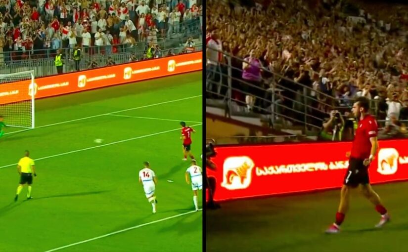 Georgia-Repubblica Ceca, gol Kvaratskhelia! Kvicha ipnotizza il portiere su rigore | VIDEO