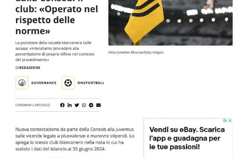 Ziliani: “La Juventus sta taroccando ancora i bilanci”