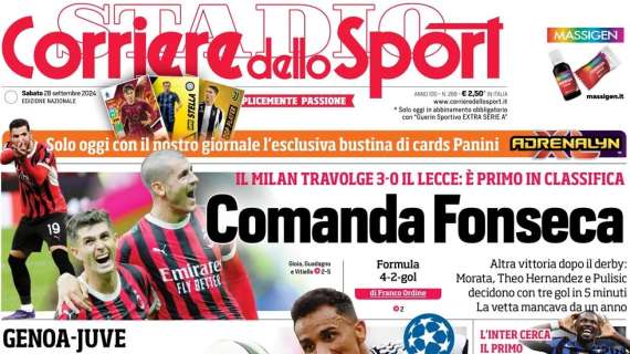 Corriere dello Sport: “Thiago apre. Comanda Fonseca”