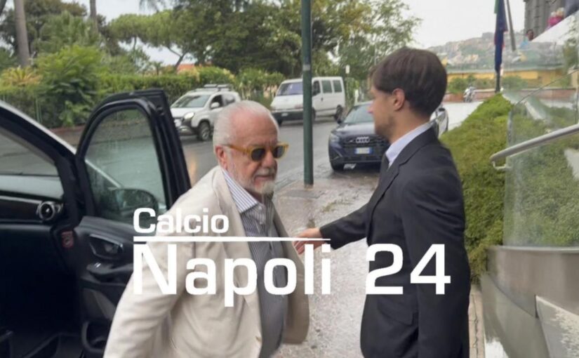 De Laurentiis è tornato pochi minuti fa a Napoli: il motivo della sua presenza in città