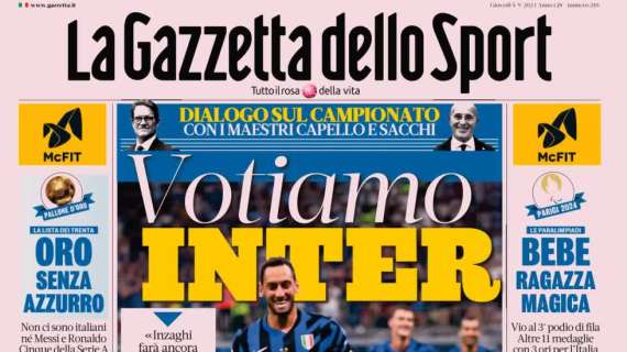 Gazzetta: “Votiamo l’Inter: è la favorita per gli esperti”
