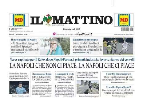 Il Mattino: “Conte, tutti per uno”