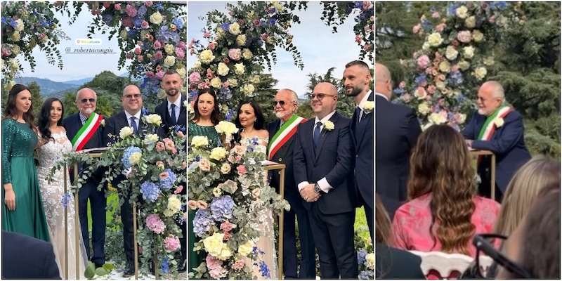 De Laurentiis show: celebra un matrimonio con battute sulla Juve e Verdone
