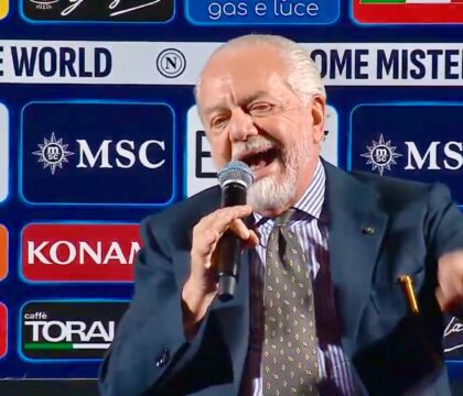 De Laurentiis: «Napoli forse si sta forse svegliando da un letargo di trecento anni»