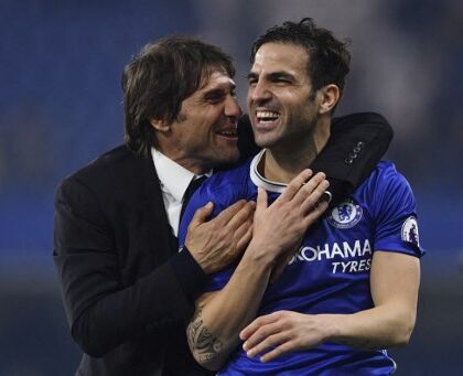 Fabregas: «Conte mi ha allenato due anni al Chelsea, mi ha fatto soffrire un po’ in allenamento»