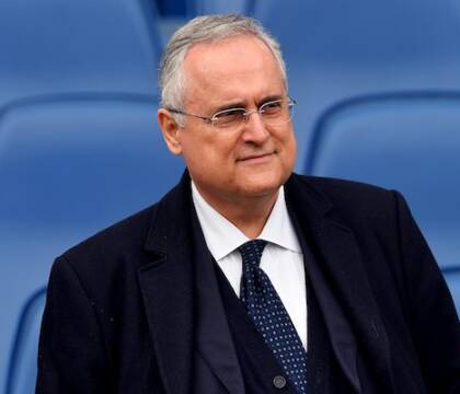 Lotito: «Oggi mi dicono “la Lazio ha tutti giocatori neri”, ma non capisco quale sia il problema»