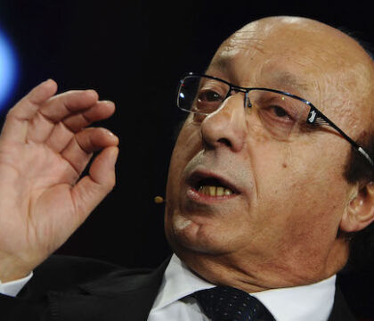 Moggi sugli ultras: «Lotito combatte i tifosi, infatti gira con la scorta da vent’anni»
