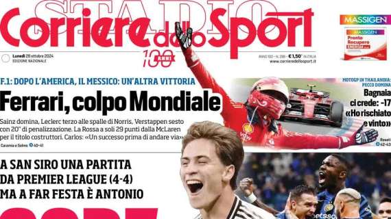 Corriere dello Sport: “Gode Conte: a far festa è Antonio”