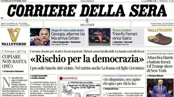 Corsera:  “Tra Inter e Juve finisce 4-4. Sorridono Conte e il Napoli”