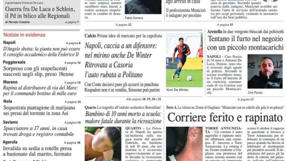 Cronache di Napoli fa un nome nuovo: “Nel mirino del Napoli c’è De Winter”
