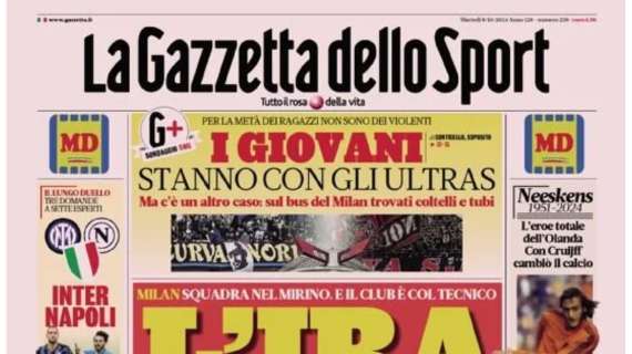 Gazzetta: “Sfida Inter-Napoli. Conte è l’anti-Inzaghi”