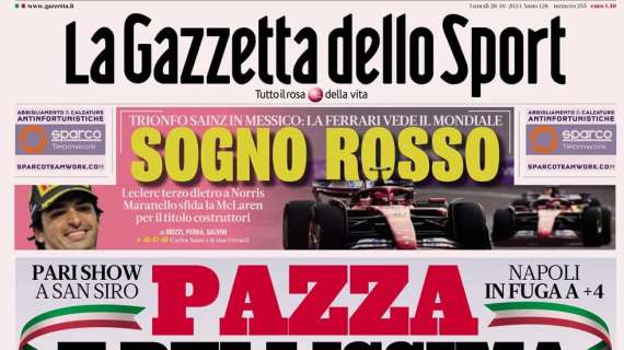 Gazzetta dello Sport: “Pazza e bellissima: 8 gol per Conte”