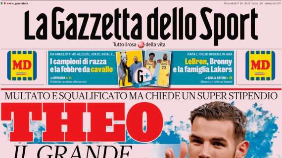 Gazzetta, un altro caso per Fonseca: “Theo Hernandez-Milan: il grande gelo”