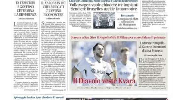 Il Mattino: “Il Diavolo veste Kvara”