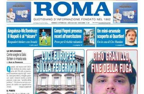Il Roma titola: “Anguissa-McTominay, il Napoli è al sicuro”