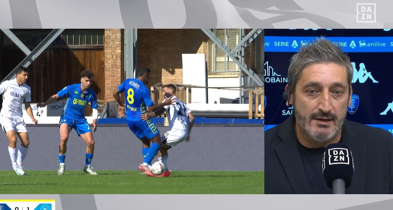 Il ds dell’Empoli Gemmi: "D’Aversa ha una paresi facciale. Rigore? Non lo capisco"