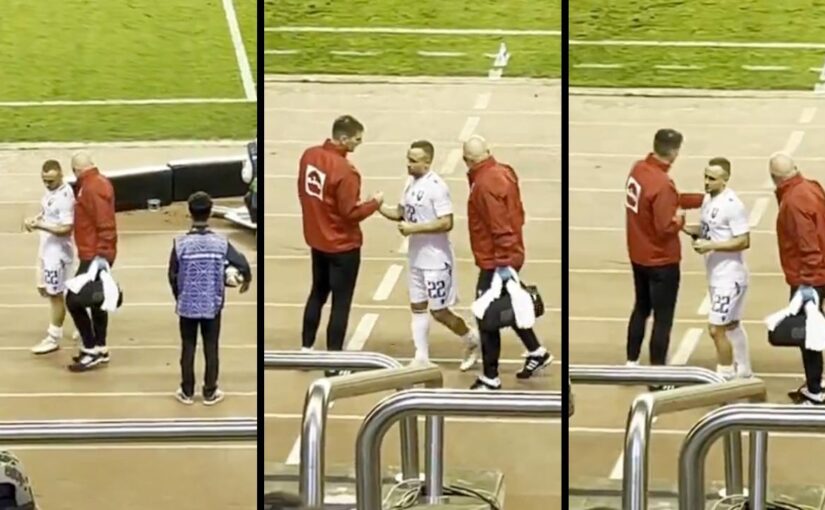 Lobotka sull’infortunio: “L’esito degli esami? Lo saprò oggi più tardi”, spuntano le immagini all’uscita dal campo | VIDEO