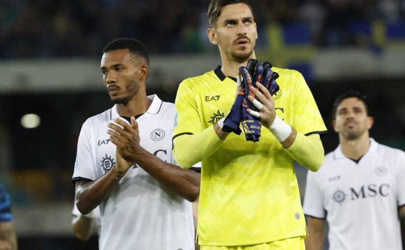 Meret: “Stiamo facendo un grande lavoro con Conte. Ci tengo a dire una cosa su Politano. Atalanta? Proveremo a limitarli”