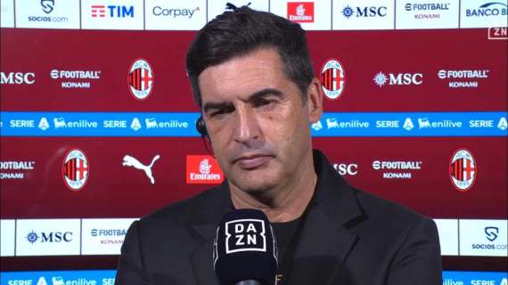 Milan, Fonseca a Dazn: “Non è facile subendo gol dopo 5′. Nessuno ha mai vinto o perso lo Scudetto dopo 9 gare”