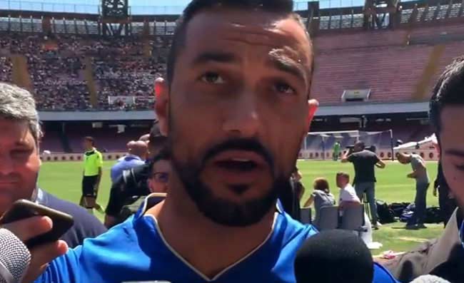 Quagliarella sicuro: “Scudetto? Il Napoli darà fastidio a tutti”