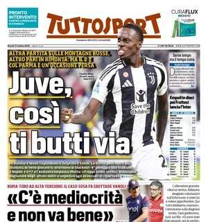 Tuttosport: “Juve, così ti butti via”