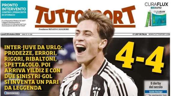 Tuttosport esalta Yildiz: “Mamma il turco”