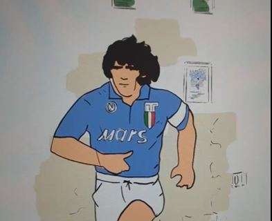 Video da brividi del Napoli per il compleanno di Maradona: “Legends never die”