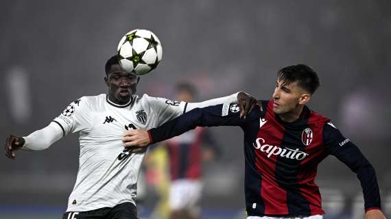 Beffa Bologna, terza sconfitta consecutiva: il Monaco passa con un gol nel finale