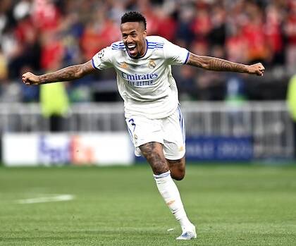 Il Real Madrid perde anche Militao: lesione del crociato e dei menischi della gamba destra