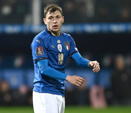 Italia, contusioni ai flessori per Barella. È in dubbio per la Francia (Gazzetta)