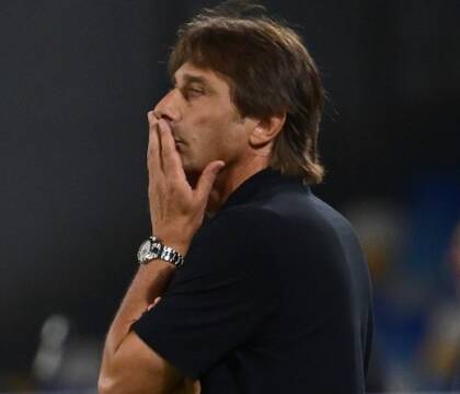 Napoli-Atalanta, per Conte seconda sconfitta casalinga in carriera con tre gol di scarto da allenatore di Serie A
