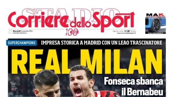CdS: “Real Milan. La Juve frena”