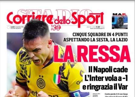 Cds: “Il Napoli cade, l’Inter vola a -1 e ringrazia il VAR”