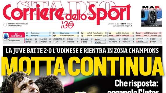 Corriere dello Sport titola: “Napoli, è qui la sesta”