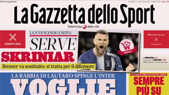 Gazzetta: “Juve, serve Skriniar”