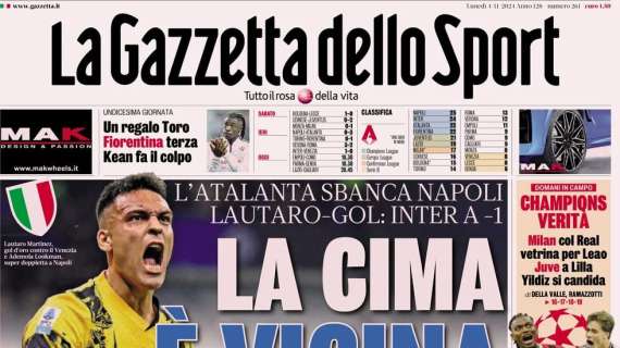 Gazzetta: “Lookman da Scudetto. Conte: ‘Loro più forti'”