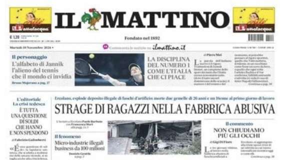 Il Mattino: “L’alfabeto di Jannik: l’alieno del tennis che il mondo ci invidia”