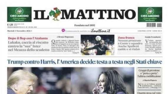 Il Mattino: “Lukaku, caccia al riscatto contro la “sua” Inter nel Meazza dello scudetto”