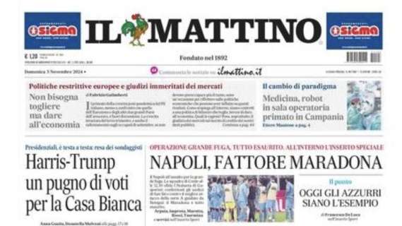 Il Mattino: “Napoli, fattore Maradona”
