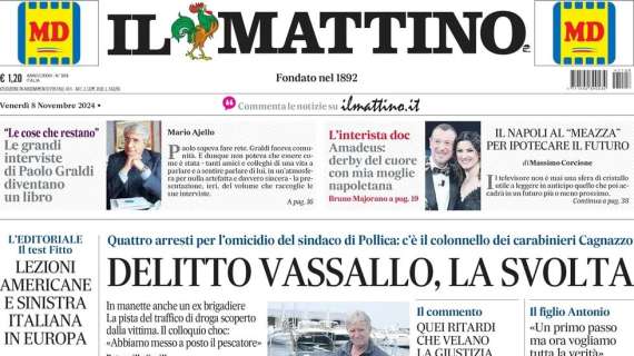 Il Mattino con Amadeus su Inter-Napoli: “Derby con mia moglie napoletana”