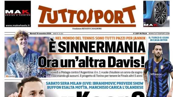 Tuttosport: “Caso Vlahovic. Si fa male con la Serbia”