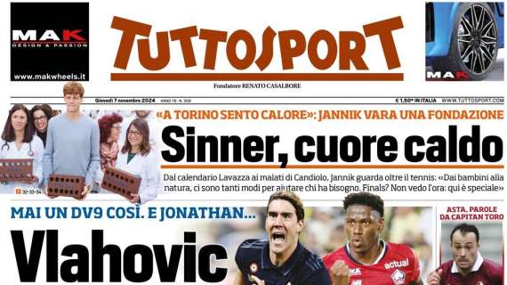 Tuttosport: “Vlahovic e David grandi sogni Juve”