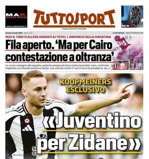 Tuttosport apre con Koopmeiners: “Juventino per Zidane”