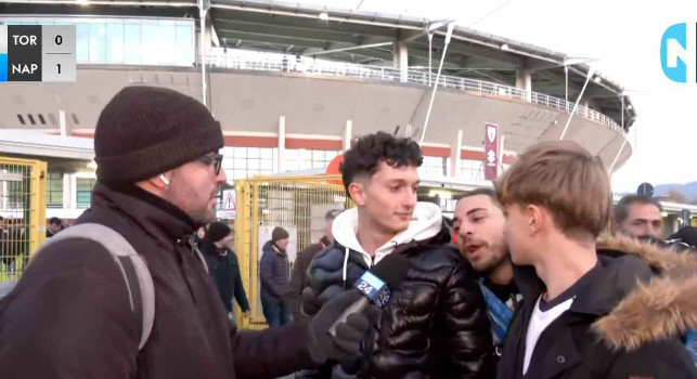 DIRETTA VIDEO – Torino Napoli 0-1: LIVE post-partita con i tifosi napoletani in trasferta!
