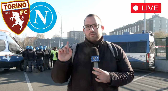 DIRETTA VIDEO – Torino Napoli: pre-partita LIVE con i tifosi napoletani in trasferta