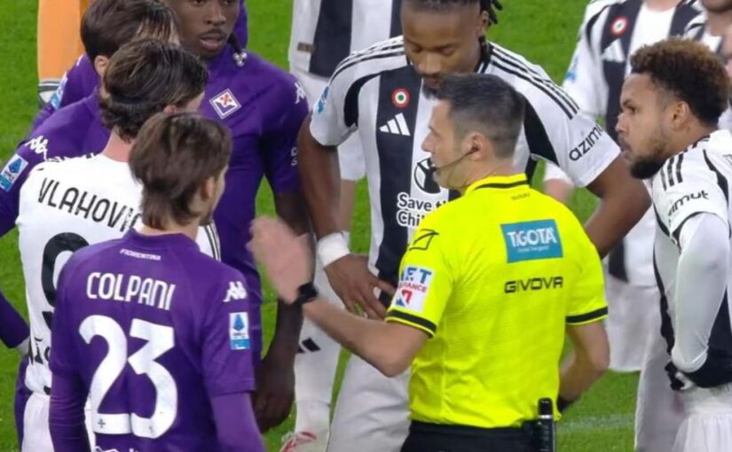 Juventus-Fiorentina sospesa temporaneamente per insulti razzisti a Vlahovic!